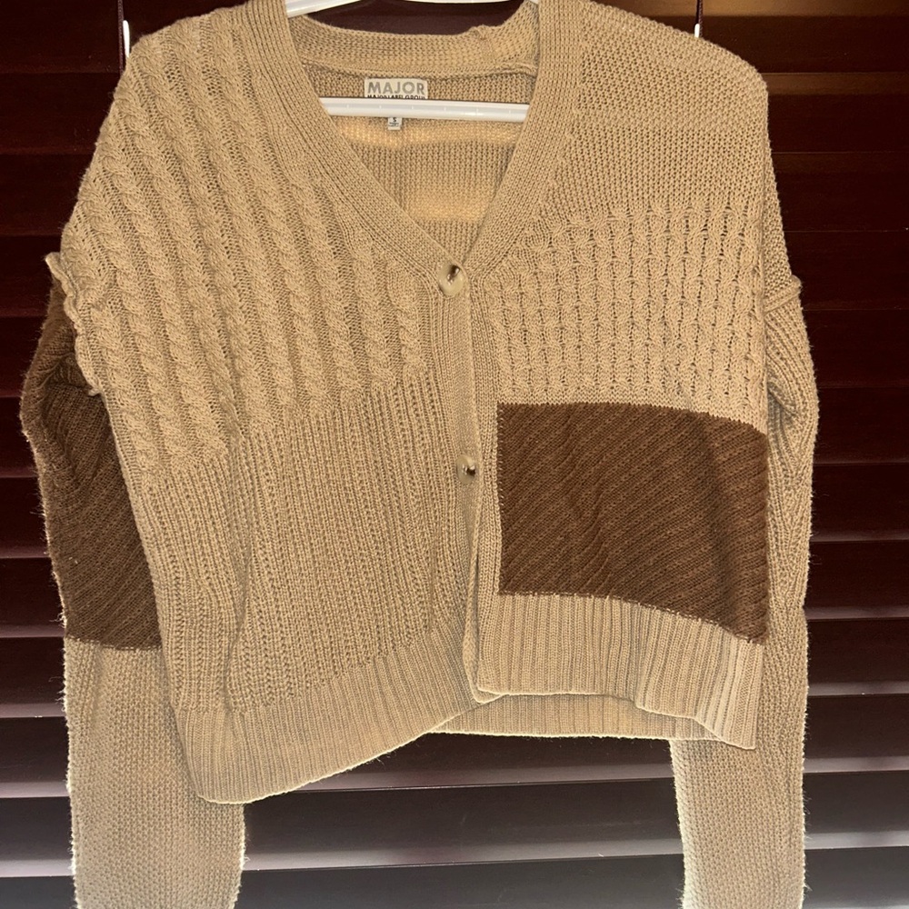 button up sweater